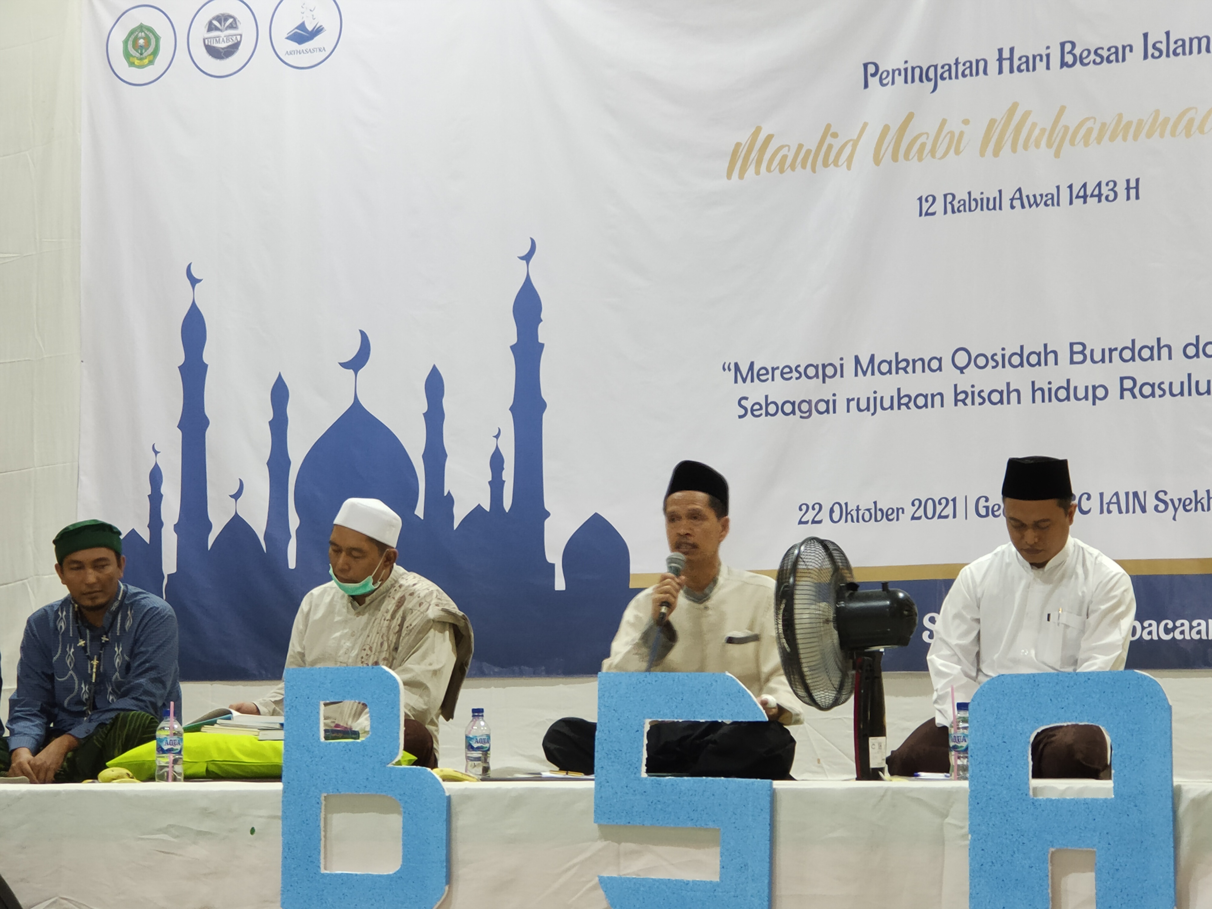 HMJ BSA Meriahkan maulid Nabi dan Hari Santri dengan Seminar dan Burdahan