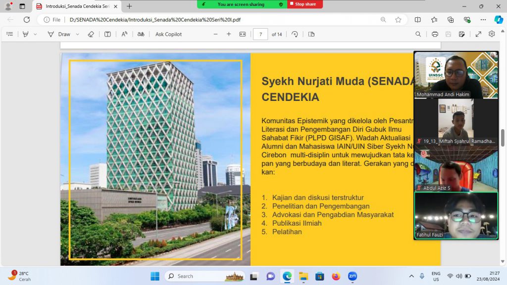Dosen BSA Gagas Program Senada Cendekia, untuk Wujudkan Supremasi Budaya dan Peradaban Digdaya