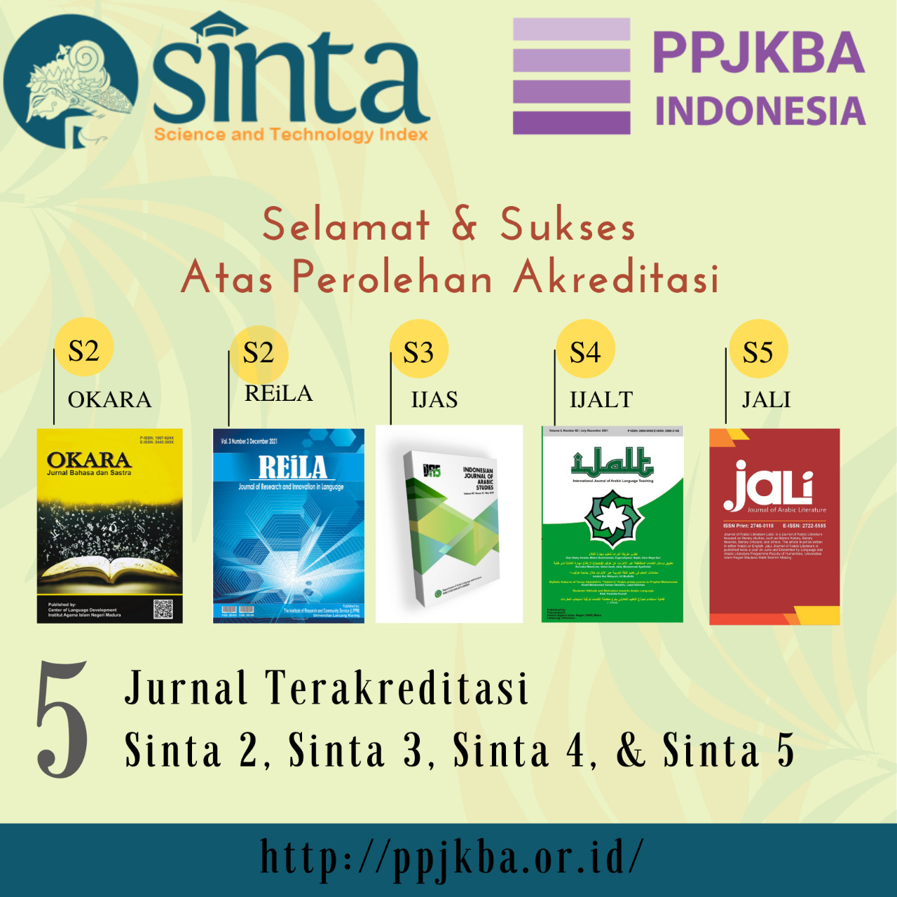 Jurnal IJAS prodi BSA Terakreditasi SINTA Peringkat 3