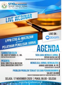 Dosen BSA Syekh Nurjati Menjadi Pemateri Webinar di STIQ Al-Multazam Kuningan