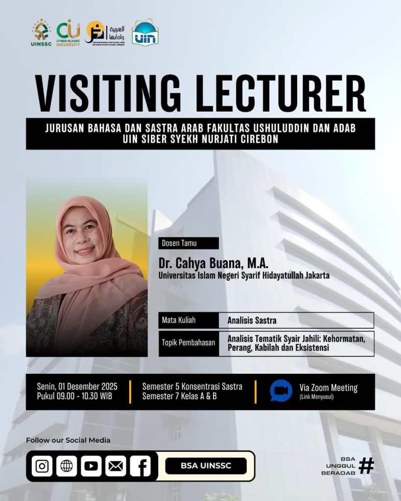 BSA UINSSC Selenggarakan Class Lecturer dengan UIN Syarif Hidayatullah Jakarta